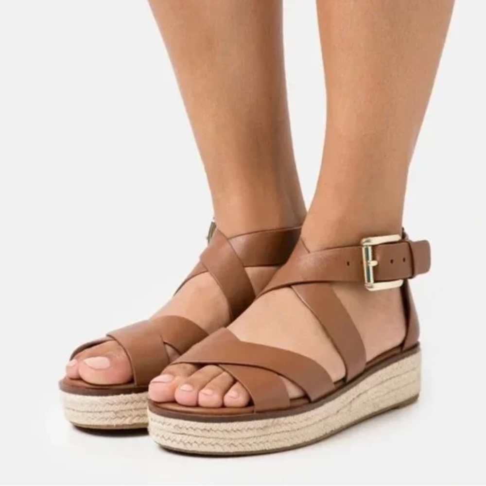 Worn once! Micheal Kors Darby Sandals